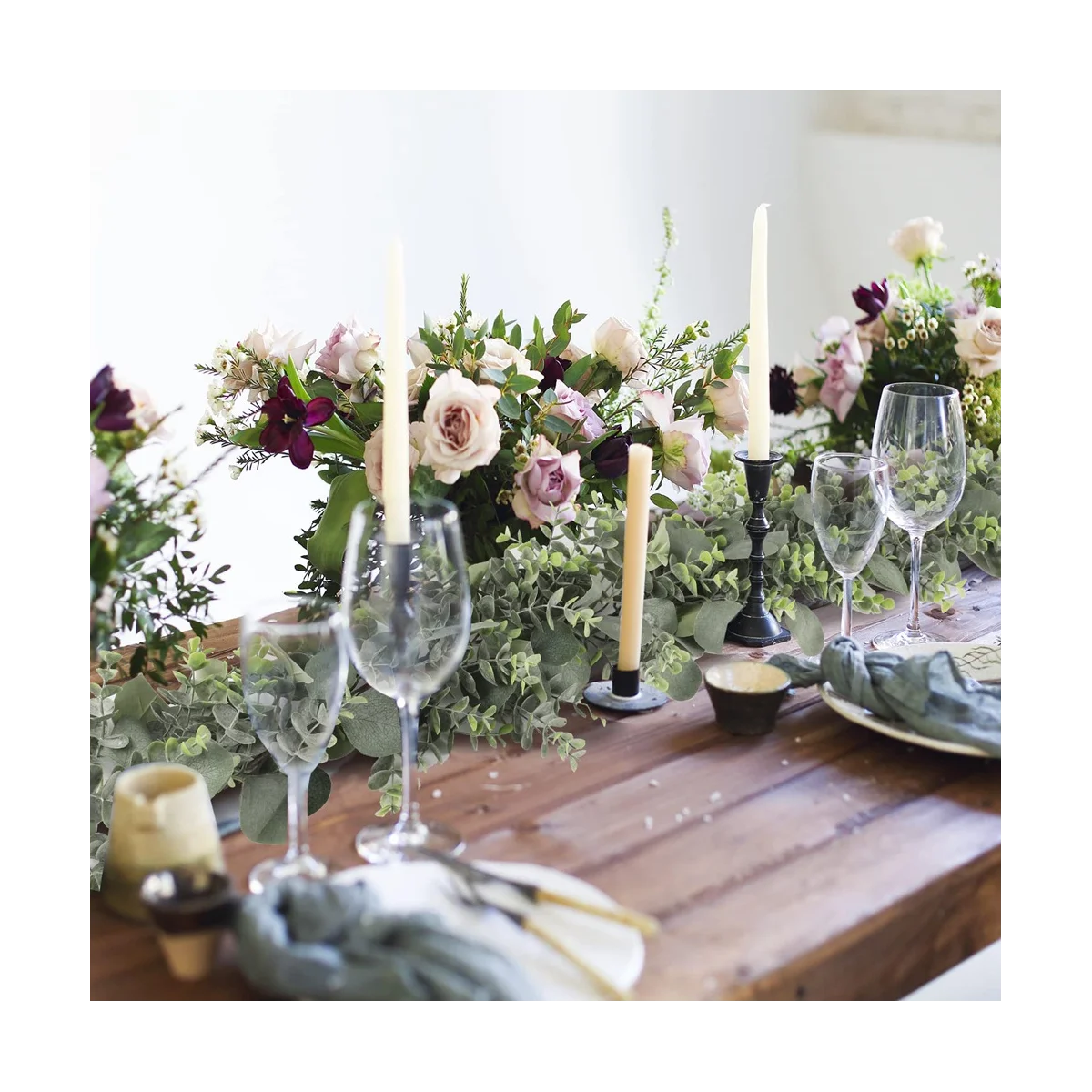 Гирлянда из искусственного эвкалипта 2 шт. 6 фута