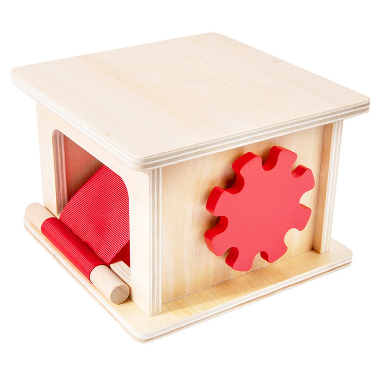 

Fabric Winder Toy Early Educational Wooden Winder Toy Montessori Winder Game Toy Improve Fine Motor Skills Sensory Winder Pullin