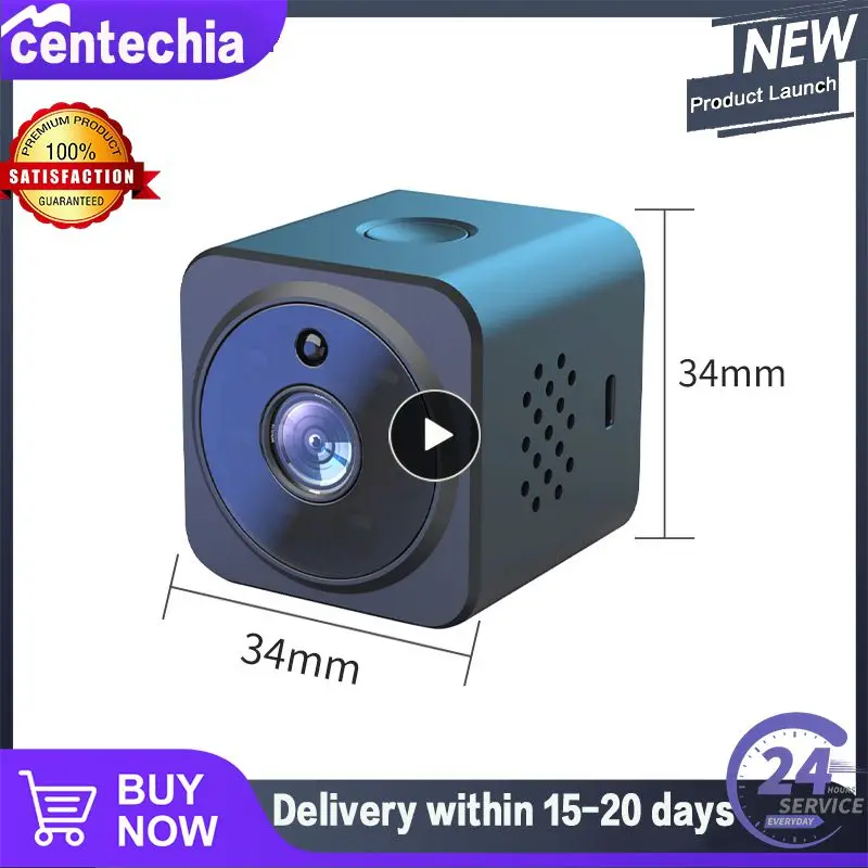 

Камера видеонаблюдения для помещений, инфракрасная мини-камера ночного видения с Wi-Fi, двусторонняя связь, домофон, видеоняня, охранная камера 1080p
