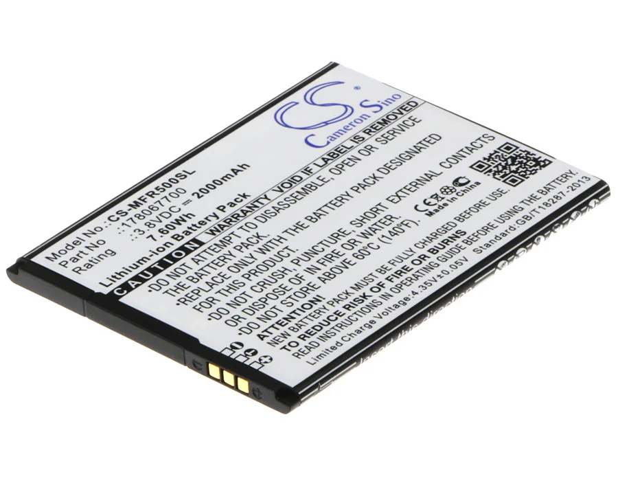 

CS 2000mAh / 7.60Wh battery for SFR Startrail 5 178067700