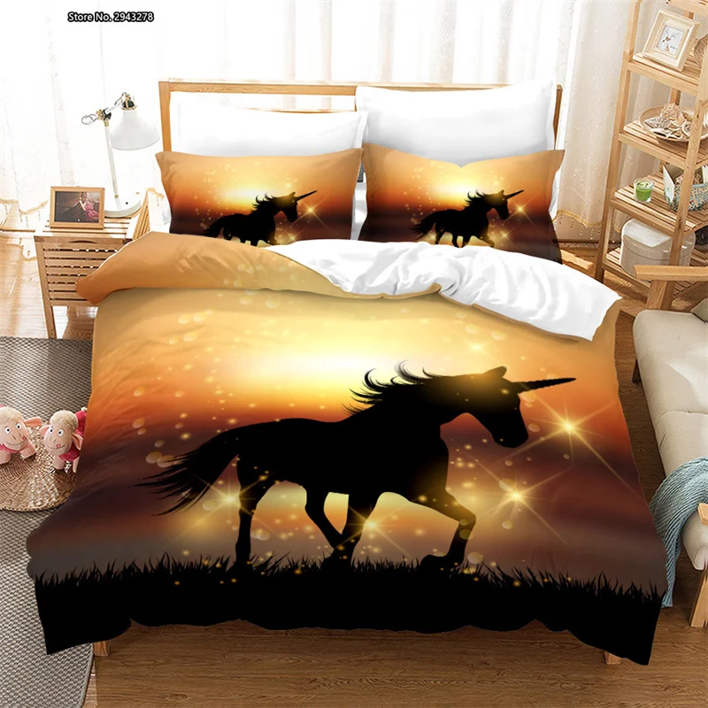 

Набор постельного белья из мультфильма «Единорог», 2-3 шт.