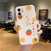 nohon persimmon oranges case for samsung a01 a02s a03s a7 a10s a11 a12 a20s a21s a22 a30 a31 a32 4g a42 a50 a51 a52 a70 a71 a72