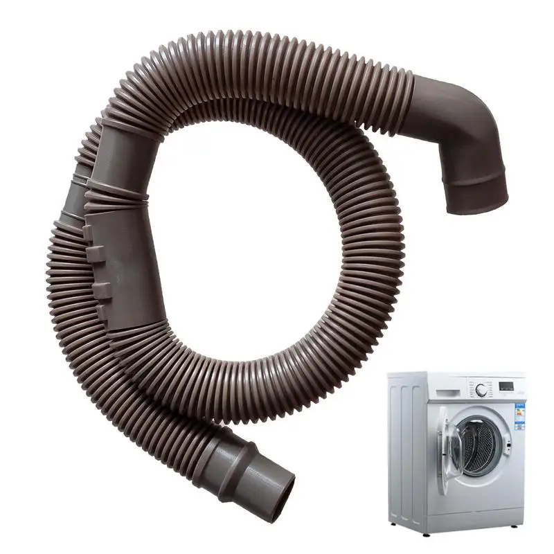 

Portable Washer Hose Universal Corrugated Discharge Hose Corrugated Installation Washer Hose Drain Replacement For Most Washing