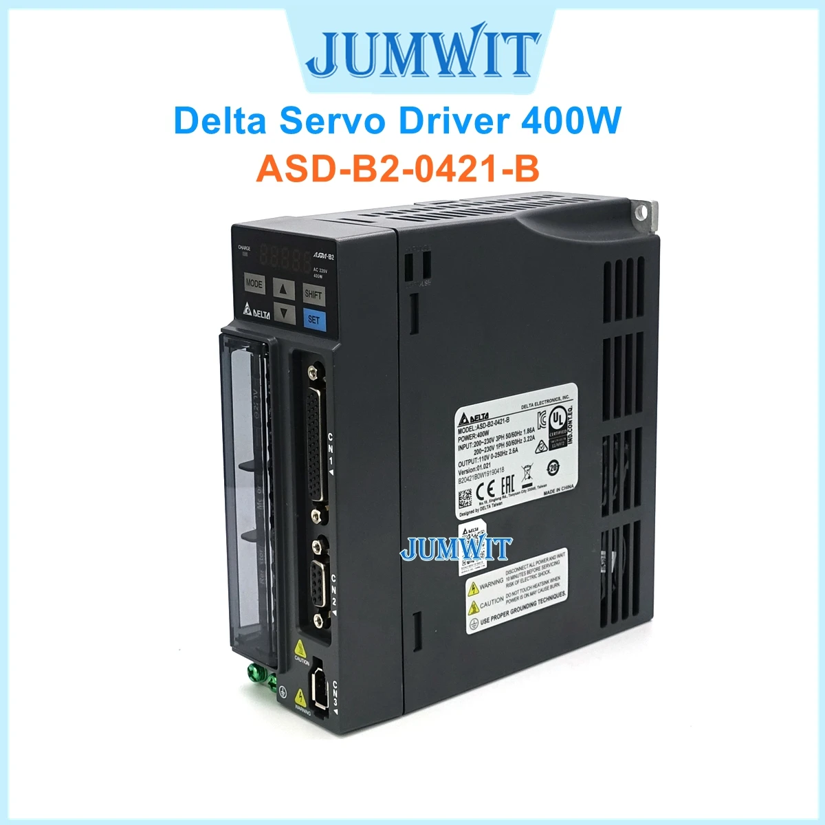 Delta серво-двигатель в комплекте 400W ASD-B2-0421-B 220V