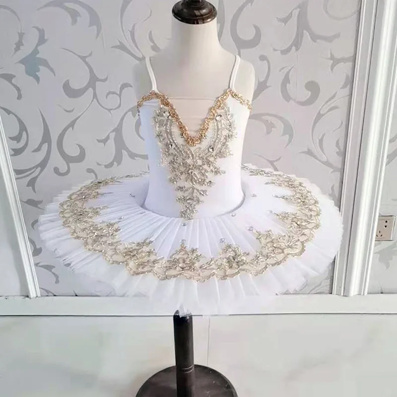 Балетная пачка с лебедем и озером для девочек балетный костюм выступлений