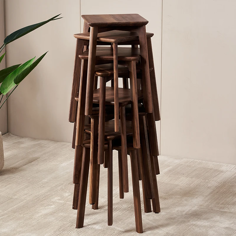 Кухонный табурет для гостиной обеденные стулья экономичный деревянный стул