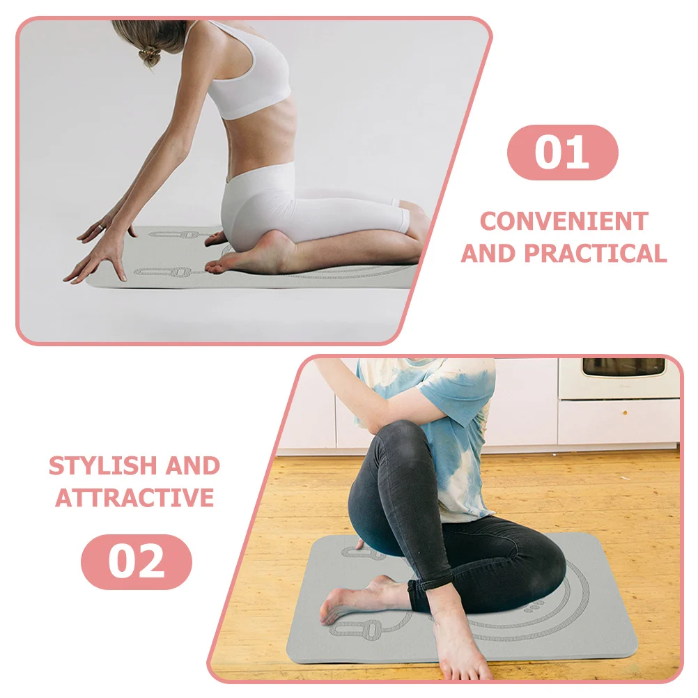 Фото Толстый Tpe портативный коврик для прыжков со скакалкой, противоскользящий тихий коврик для прыжков, звукоизоляционный спортивный коврик для фитнеса, тренировок в домашнем спортзале №1