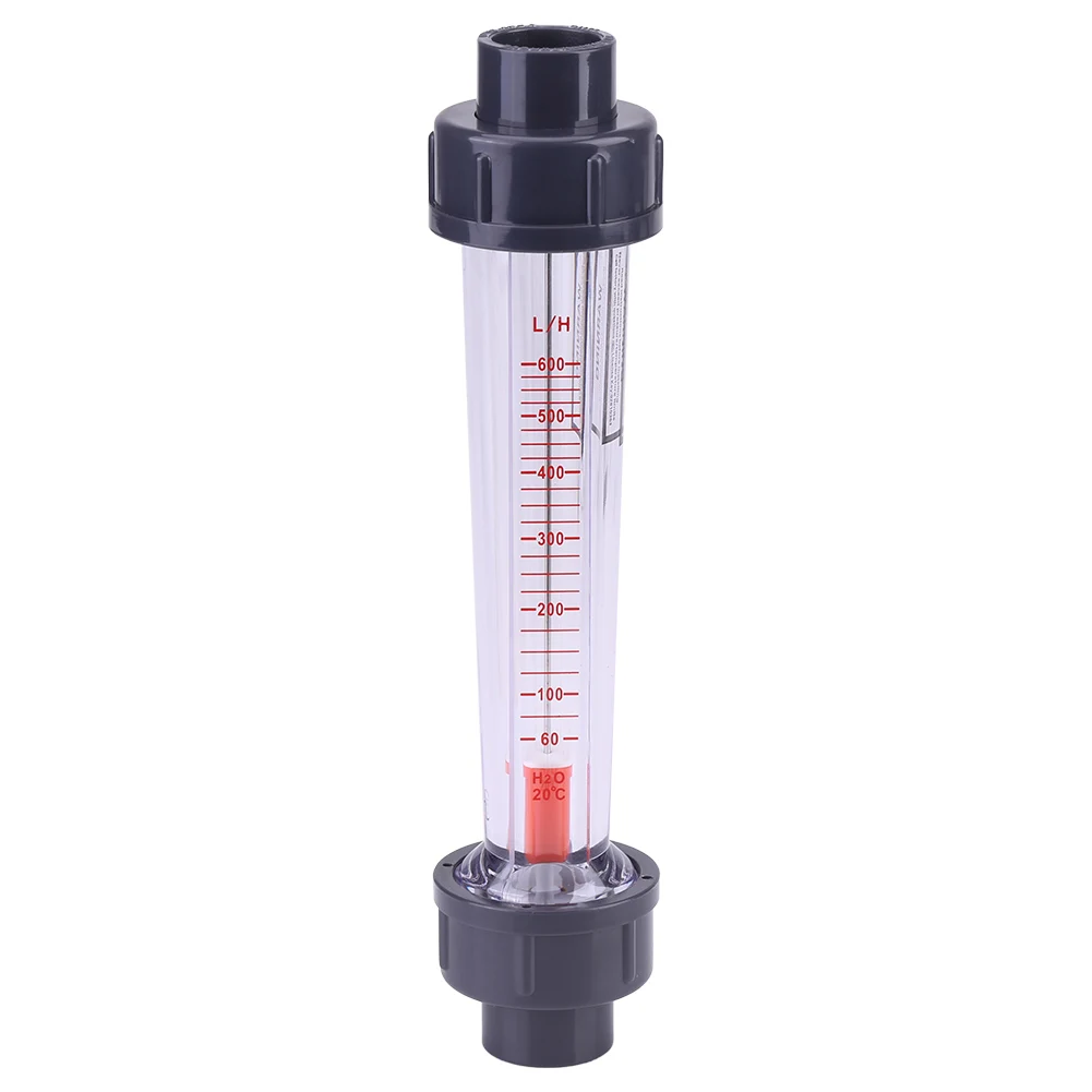 

60-600L/H Plastic Tube Liquid Water Rotameter LZS-15 Flow Meter Flow Flow Flow