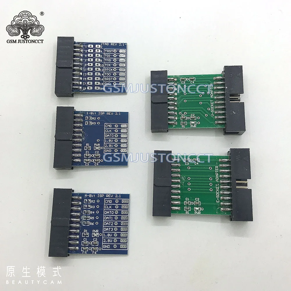 Оригинальный новый набор адаптеров 5 в 1 (JTAG ISP бит 4 оформление задним