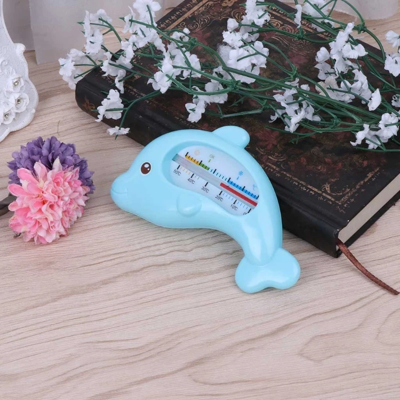 

Water Thermometer Baby Bathing Dolphin Shape Temperature Infants Toddler Shower