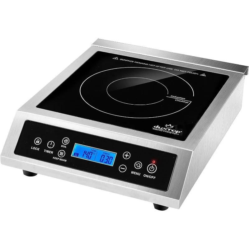 

Duxtop Professional Portable Induction Cooktop, Commercial Range Countertop Burner, 1800 Watts Induction Burner