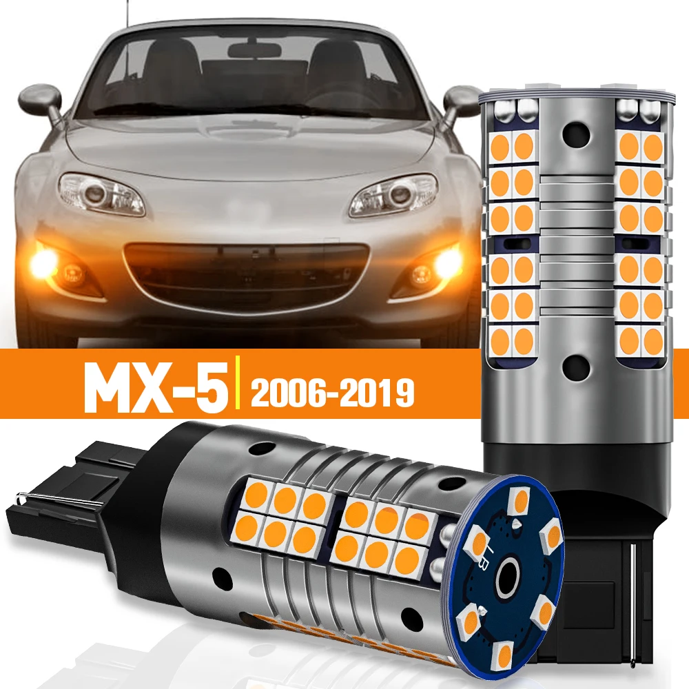 

Фонарь поворотника, 2x осветителя для Mazda светодиодный MX 5 MX5 2006-2019 2009 2010 2011 2012 2013 2014 2015 2016, аксессуары для Canbus