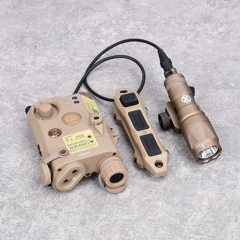 Страйкбольный PEQ15 Тактический красный зеленый синий лазер IR Fill светильник Strobe M300A