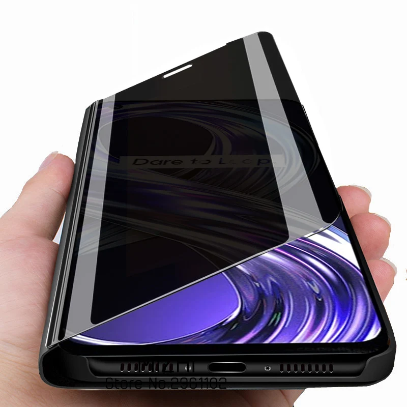 

Smart Mirror Phone Case For Realme 8i Cases For Oppo Realme 8i 8 i i8 Realme8i Magnetic Stand Book Fundas Coque