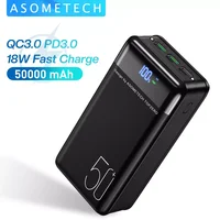 2022 Power Bank 50000mAh External Battery Fast Charge Portable Charger Powerbank 50000 mAh 18W QC3.0 PD PoverBank For iPhone 13