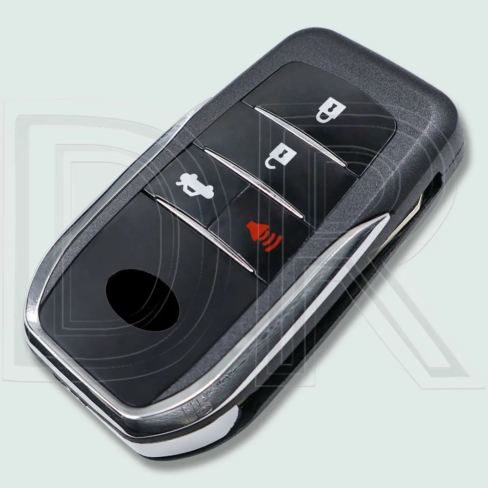 Фото DR Upgrade TOY43 Blade автомобильный ключ откидной чехол FOB для Toyota Corolla Camry RAV4 Highlander Tacoma Tundra Pruis №2