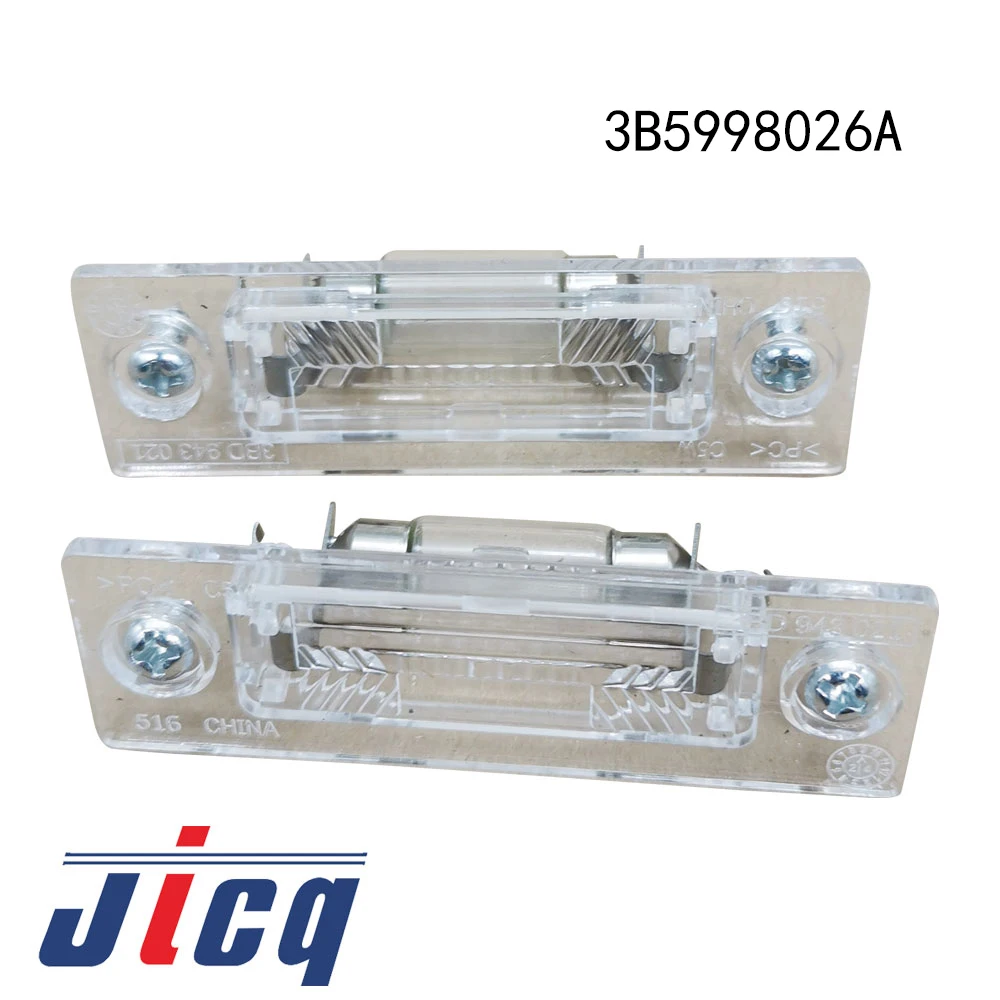 

2 шт. лампа номерного знака для Skoda Superb VW Caddy Jetta Passat Golf Touran Multivan 3B5998026A