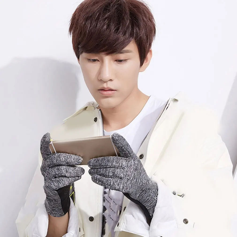 

Водонепроницаемые ветрозащитные теплые велосипедные перчатки, Нескользящие перчатки с пальцами для сенсорного экрана, уличные спортивные...