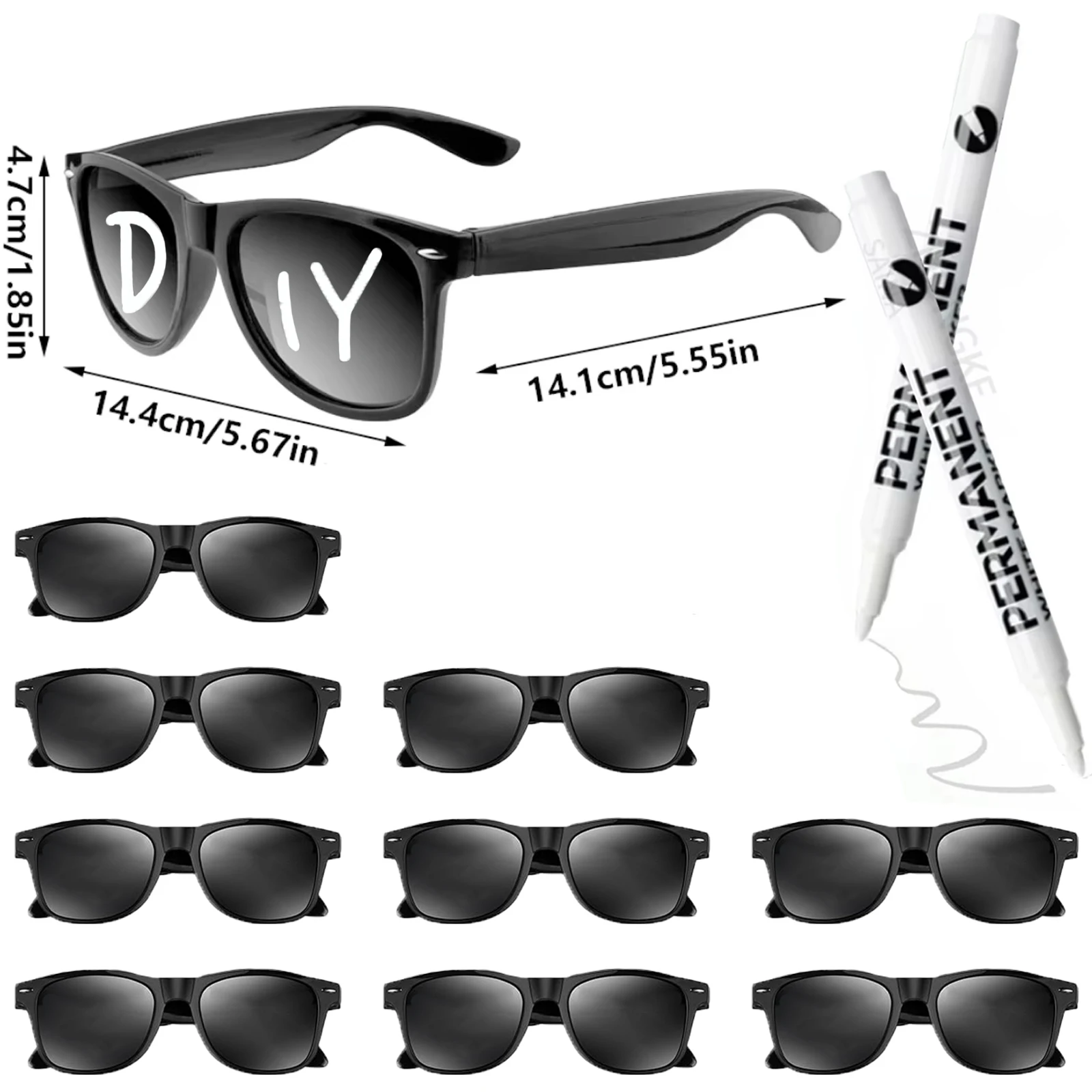 

Персонализированные солнцезащитные очки в форме сердца XMSJ