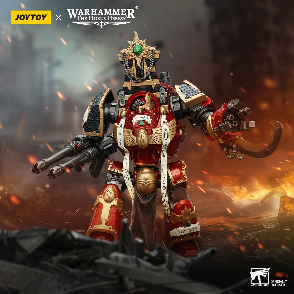 JOYTOY Warhammer Horus Thousand Sons Osiron Dreadnought 1:18 фигурки игровые модели меха коллекция игрушек