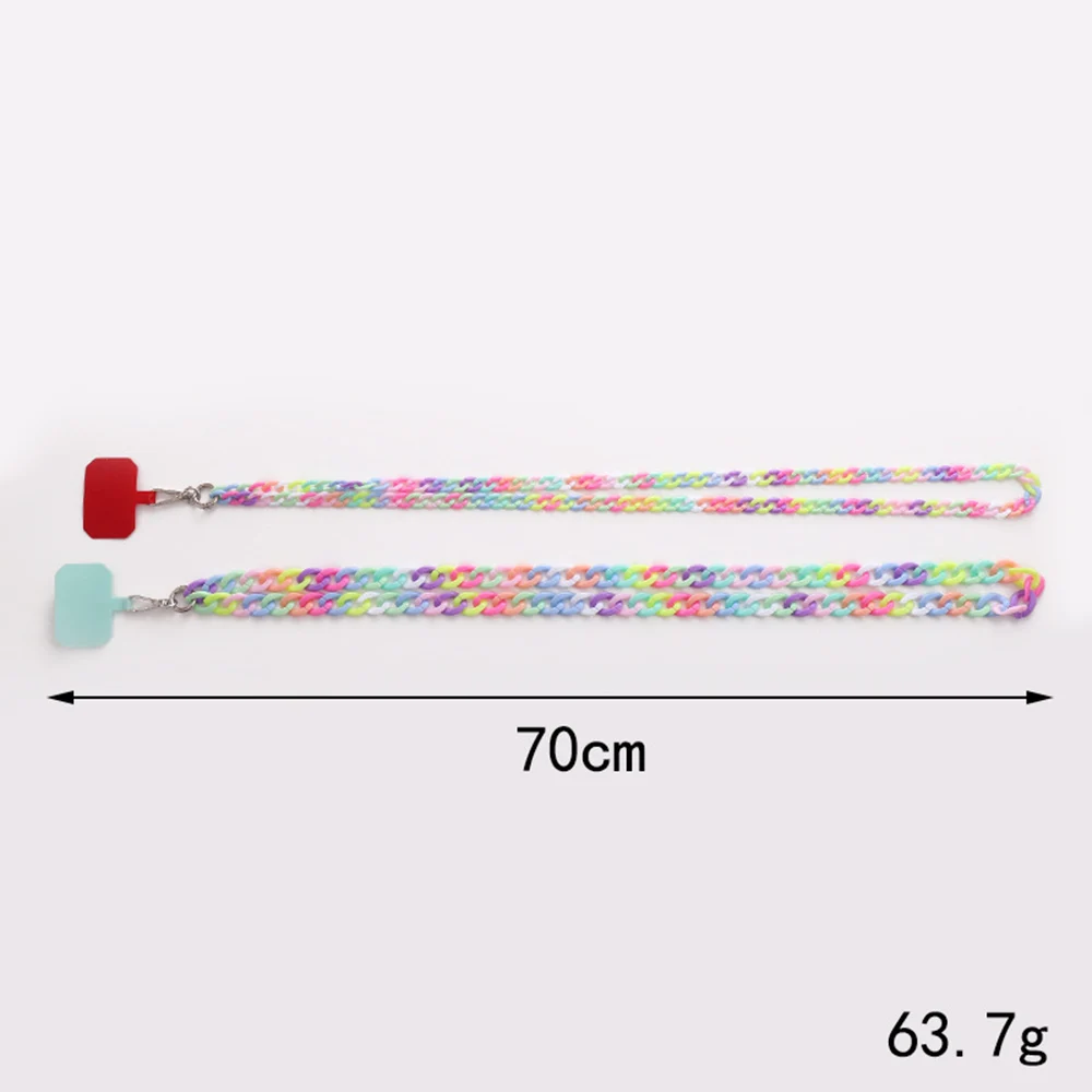 Акриловая искусственная цепочка Очаровательное украшение длинный аксессуар на