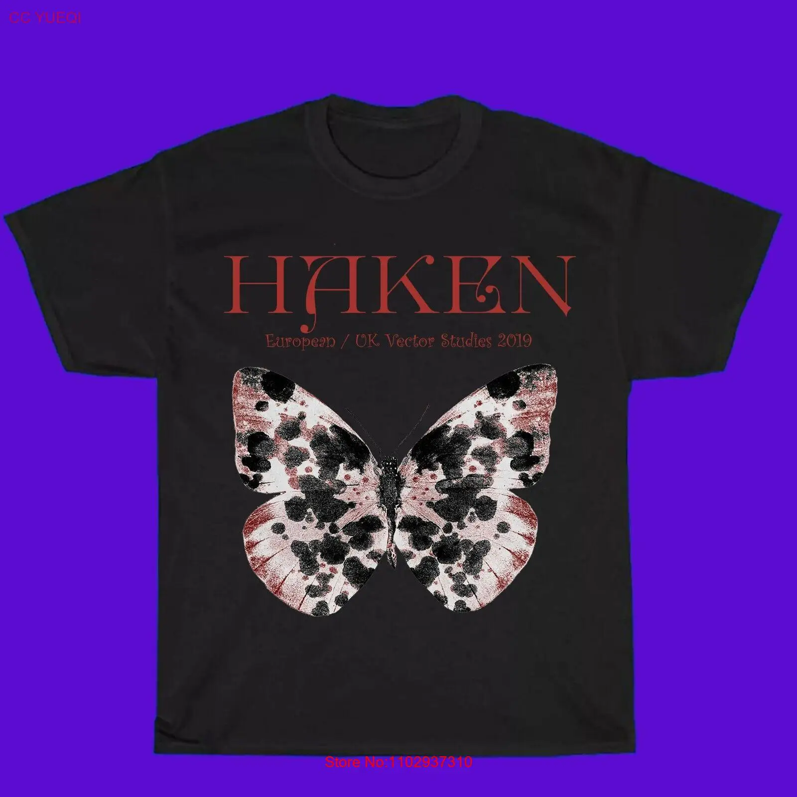 NWT 66773469-HAKEN Европейская классическая ретро-футболка размер S-5XL