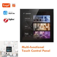 tuya smart home multi functional touch screen control panel homekit smart scenes central remote control zigbee gateway hub