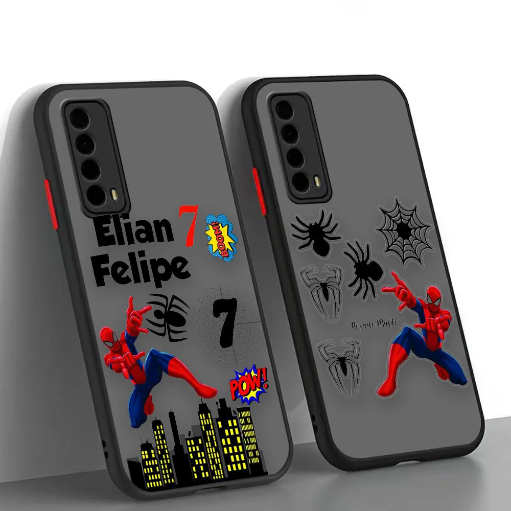 

Matte Case Funda Coque For HUAWEI P50 40 30 20 PLUS HUAWEI NOVA 8 7 7I 6 5 5I 4 3I SE 4G 5G PRO Case Legends Series Spider-man