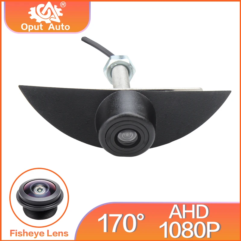 Фото Oput Auto CCD AHD1080P камера ночного видения с логотипом переднего вида для Nissan X-Trail Tatsu Qashqai Livina fairlady Pulsar Cube Armada №1