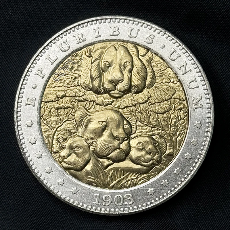 Коллекционная медная монета XMSJ 