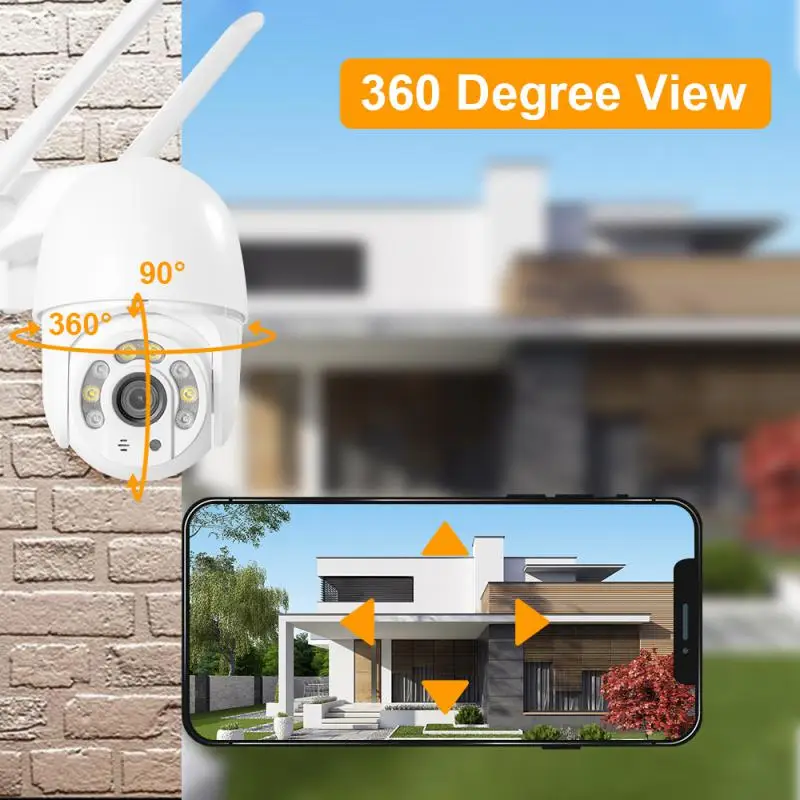 1080P Wi-Fi IP-камера Наружная беспроводная камера безопасности 2-мегапиксельная умная