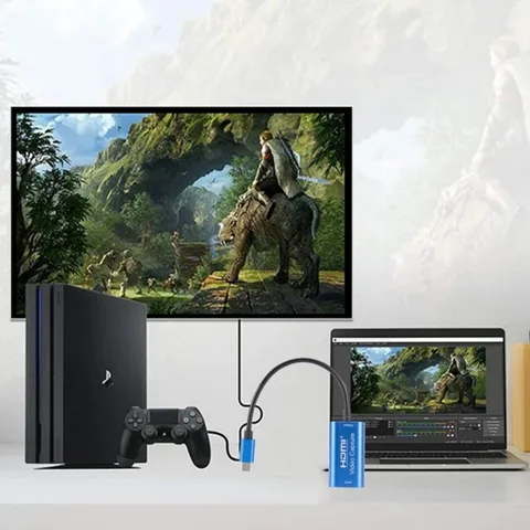 Карта видеозахвата BGGQGG Type-C, HDMI-совместима с USB 1080P HD, запись игр для PS4, переключатель, Фотокамера