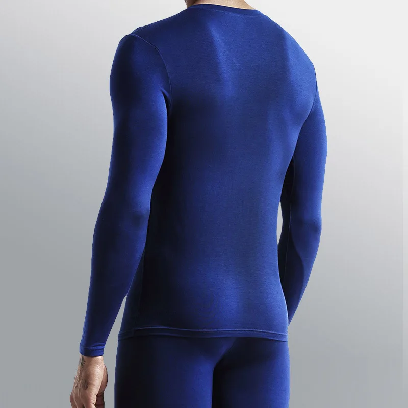 Brand Mens Long Johns Autumn Winter Men Thermal Underwear Sets Sexy Male Tight T-shirt Leggings Suits Man Mesh Breathable Lounge