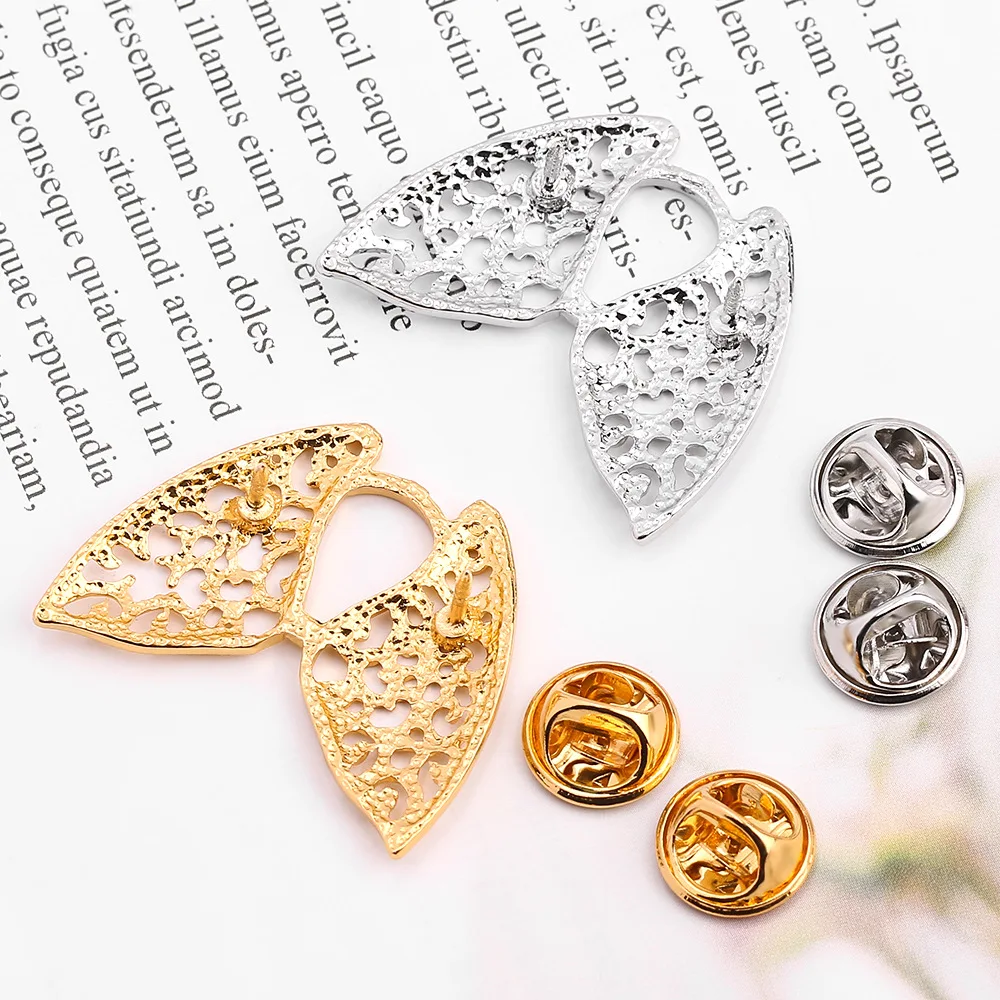 

10PCS/Lot Human Organ Lungs Hollow Brooch Wing Shape Brooch Oil Drop Badge Bag Collar Accessories