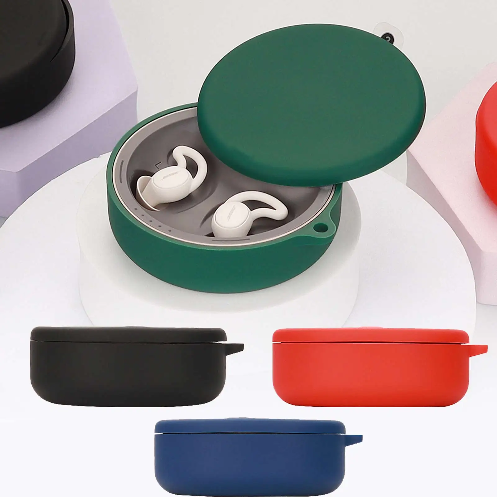 

Мягкий силиконовый защитный чехол ForBose forспальbuds II, наушники-вкладыши, противоударный чехол для наушников, защитный чехол для беспроводных ...