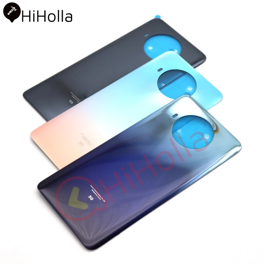 Крышка батарейного отсека для Xiaomi Mi 10i 10T Lite стеклянная панель задний корпус