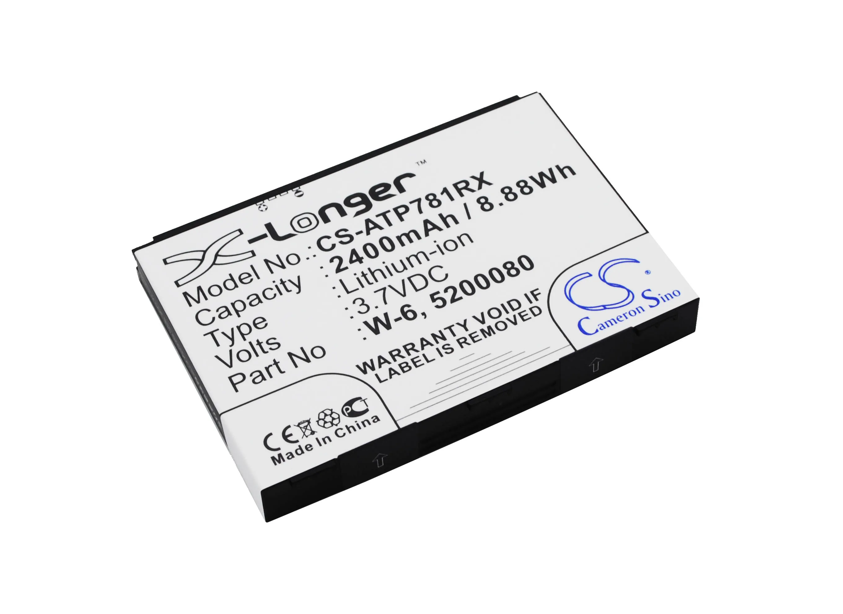 

CS 2400mAh / 8.88Wh battery for Netgear AC778AT-100NAS, Around Town 4G LTE