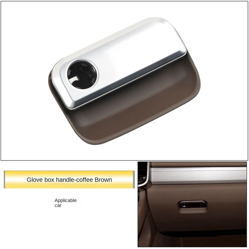 

Car Glove Box Lock Latch Handle for -Porsche Cayenne 2010-2018 Interior Accessories 958552147026W0 Beige