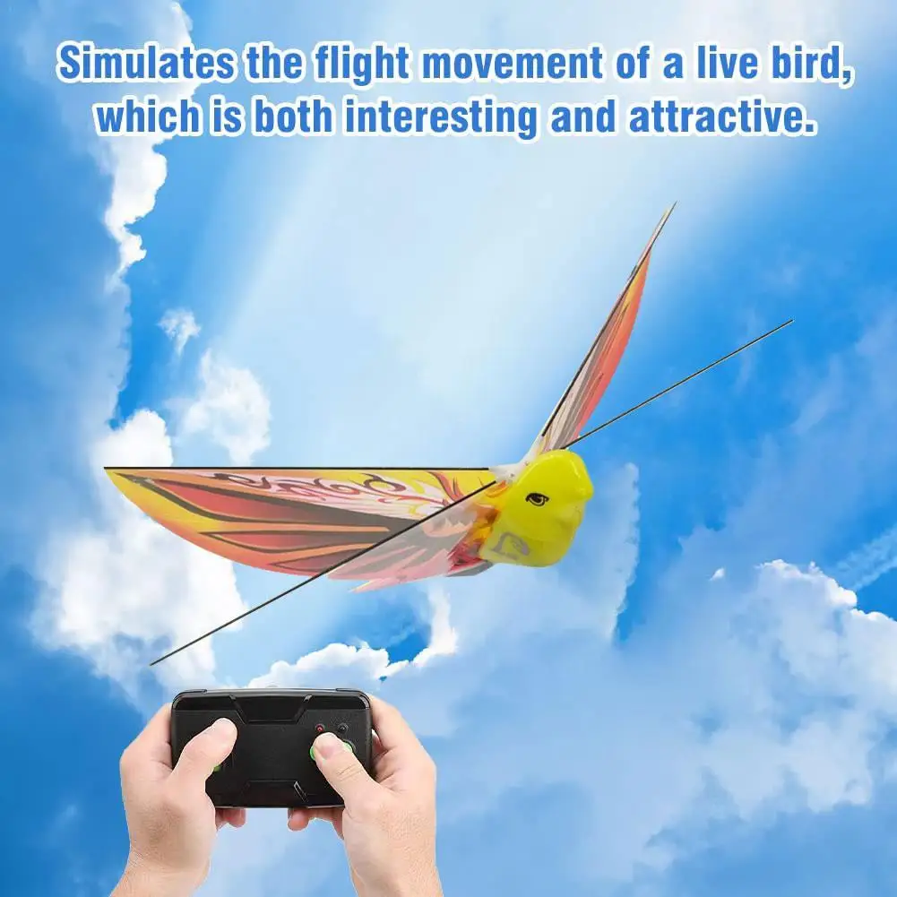 

2,4G пульт дистанционного управления электронная имитация Ласточки летающая птица летательный аппарат детский Дрон игрушка радиоуправляем...