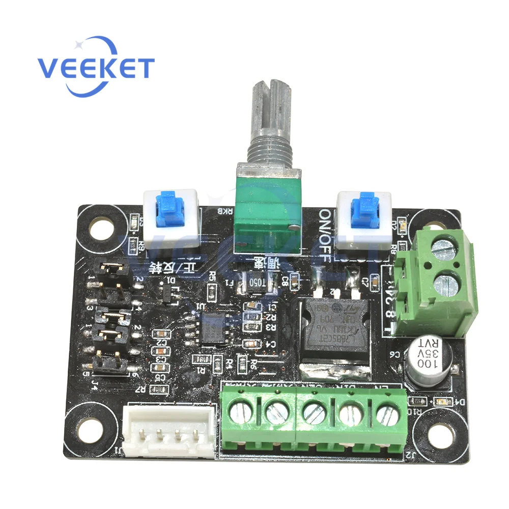 

Модуль головного устройства шагового двигателя 12 В 24 В постоянного тока для контроллера шагового двигателя, регулятор скорости 8 ~ 24 В