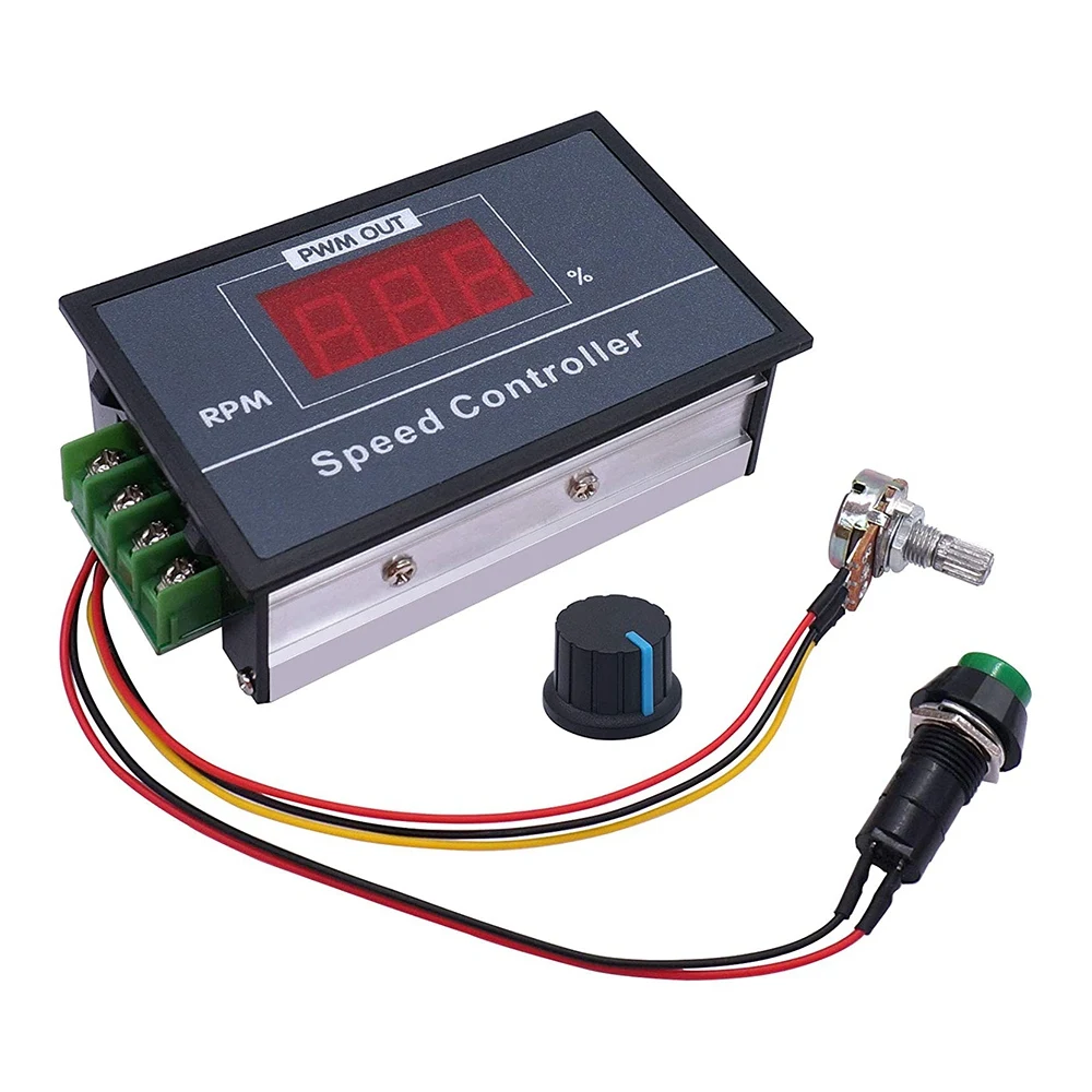 

Устройство PWM контроллер скорости двигателя постоянного тока с цифровым дисплеем, 30 А, устройство PWM с регулируемой скоростью и плавным регулятором