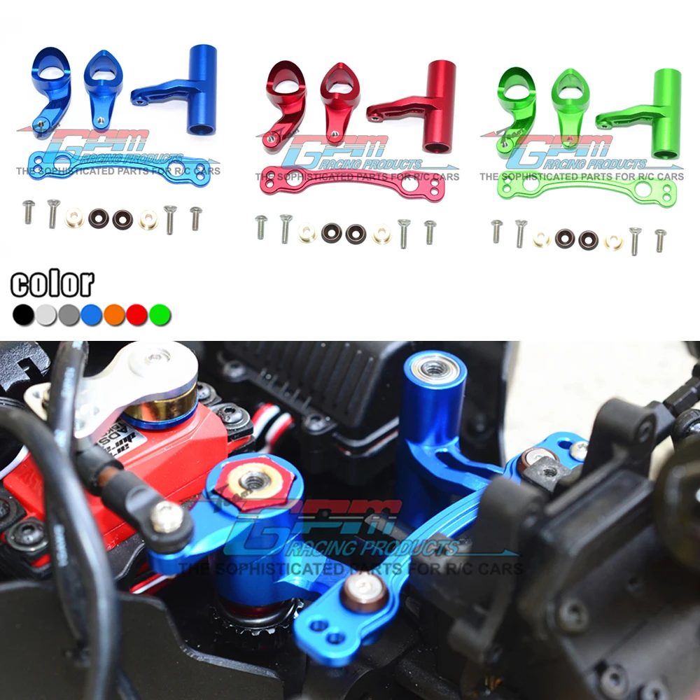 

GPM ARRMA 1/8 KRATON OUTCAST 1/7 Intel MOJAVE LIMITLESS 6S металлический передний руль в сборе амортизирующий комплект AR340073/ARA340163