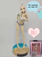 28cm sexy swimsuit girl anime fairy tail erza scarlet mirajane pvc action figure toys girl pvc figure collection model doll