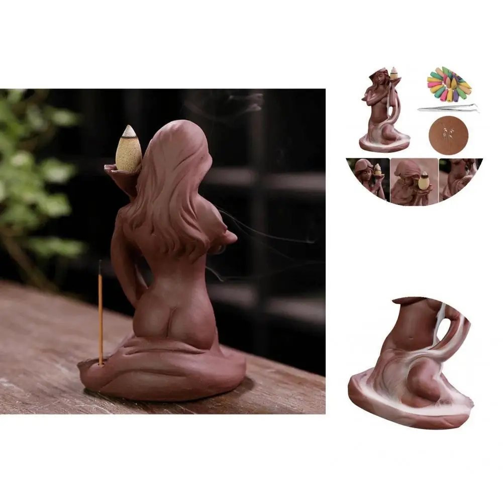 

1 Set Attractive Purple Sand Lightweight Creative Good Details Incense Burner for Gifts Incense Burner Incense Burner