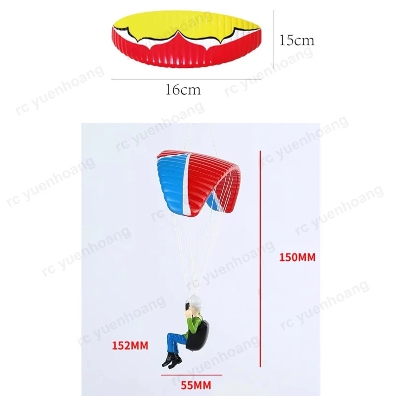 1 шт. модель параплана игрушки ручной работы парапланер автомобиль декоративная