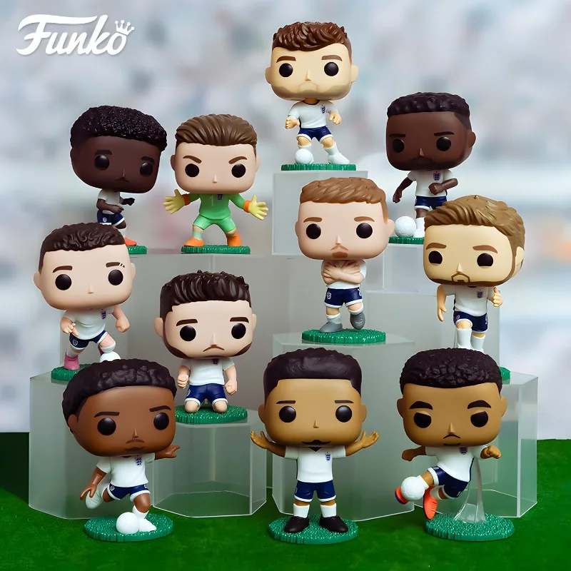 Фото Оригинальная фигурка Funko Pop: Футбольная сборная Англии (Кейн, Сакарис, Беллингем) – коллекционная персонажная фигурка, подарок на день рождения №1