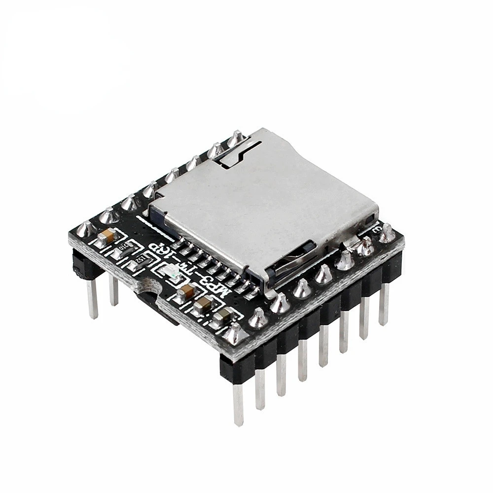 TF карта U диск Mini MP3 DFPlayer плата Аудио голосового модуля Расшифровка WAV WMA для Arduino