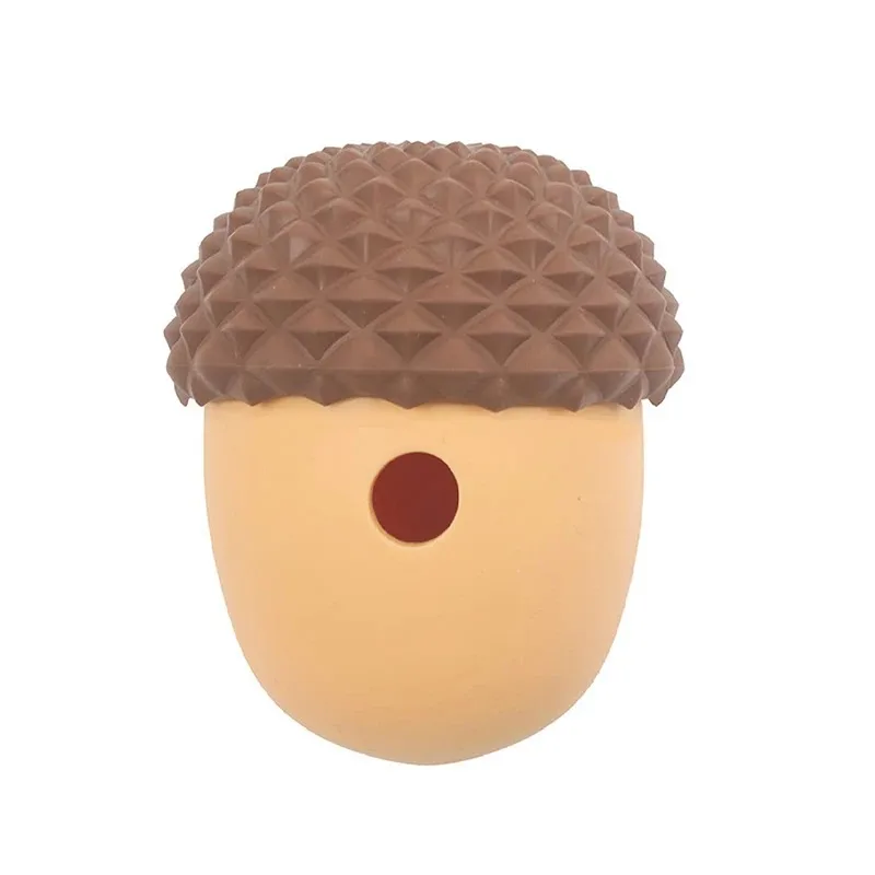 

Dog Chew Toys Pinecone Shape Dog Puzzle Toy for Small Medium Dogs Teeth Cleaning IQ Training Slow Feeding Ball