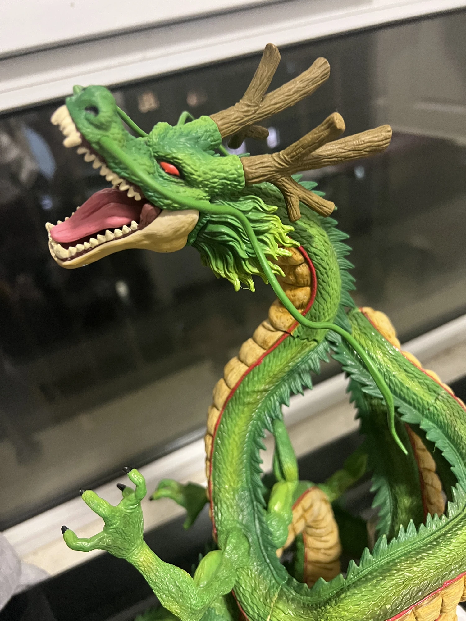 Дешево Фигурка дракона жемчуга Z Shenron, 38 см, Porunga Polenda, большой размер, полирезиновая статуя, игрушки, модель, аниме экшн-фигурки Манга