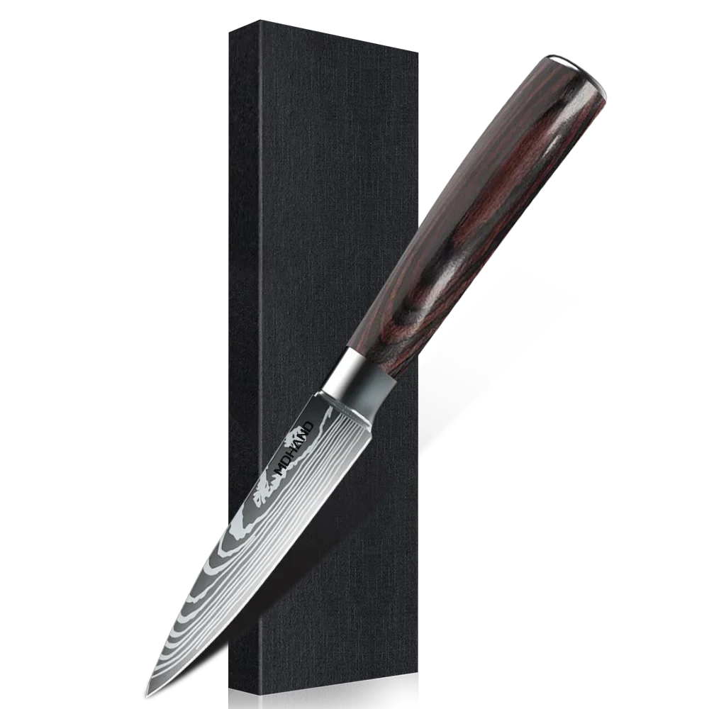 Профессиональный японский нож шеф-повара из нержавеющей стали для фруктов мяса